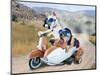 Two Chihuahuas In A Scooter-graphicphoto-Mounted Photographic Print