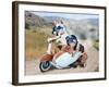 Two Chihuahuas In A Scooter-graphicphoto-Framed Photographic Print