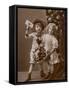 Two Children Carry a Love Letter, To My Little Sweetheart-null-Framed Stretched Canvas