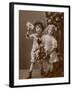 Two Children Carry a Love Letter, To My Little Sweetheart-null-Framed Photographic Print