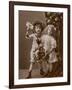 Two Children Carry a Love Letter, To My Little Sweetheart-null-Framed Photographic Print