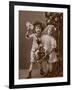 Two Children Carry a Love Letter, To My Little Sweetheart-null-Framed Photographic Print