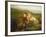 Two Children Fishing in Scotland-Otto Leyde-Framed Giclee Print