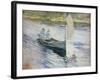 Two Children in a Sailboat, 1883-John Henry Twachtman-Framed Giclee Print