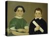 Two Children of Captain Christopher and Mrs. Ruth Andrews-William Matthew Prior-Stretched Canvas