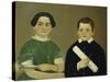 Two Children of Captain Christopher and Mrs. Ruth Andrews-William Matthew Prior-Stretched Canvas