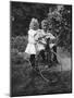 Two Children on a Tricycle, 1911-1912-CW Perry-Mounted Giclee Print