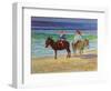 Two Children on Donkeys-Robert Tyndall-Framed Giclee Print