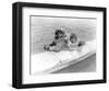 Two Children on the Water-Edward S^ Curtis-Framed Giclee Print