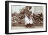 Two Children Playing Outdoors, 1890S-null-Framed Giclee Print