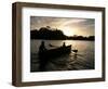 Two Children Sail in the Cocibolca Lake, Managua, Nicaragua-Esteban Felix-Framed Photographic Print