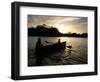 Two Children Sail in the Cocibolca Lake, Managua, Nicaragua-Esteban Felix-Framed Photographic Print