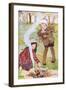 Two Children Tend to a Fire-Anne Anderson-Framed Art Print