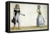 Two Children Wearing Clothes from 1787-Duhamel-Framed Stretched Canvas