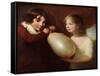 Two Children with a Pig's Bladder-William Tate-Framed Stretched Canvas