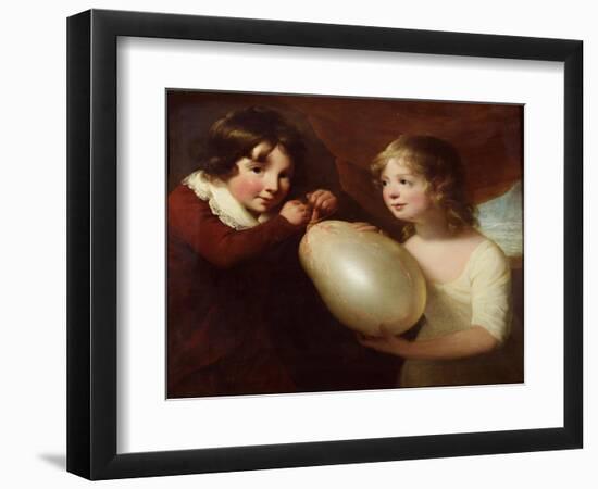 Two Children with a Pig's Bladder-William Tate-Framed Giclee Print