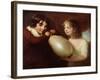 Two Children with a Pig's Bladder-William Tate-Framed Giclee Print