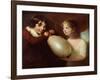 Two Children with a Pig's Bladder-William Tate-Framed Giclee Print