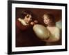 Two Children with a Pig's Bladder-William Tate-Framed Giclee Print