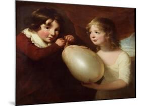 Two Children with a Pig's Bladder-William Tate-Mounted Giclee Print