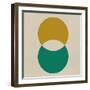 Two Circles II-Eline Isaksen-Framed Art Print