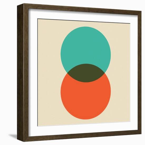 Two Circles-Eline Isaksen-Framed Art Print