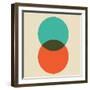 Two Circles-Eline Isaksen-Framed Art Print