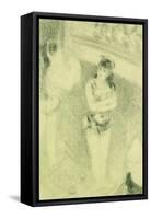 Two Circus Girls-Pierre-Auguste Renoir-Framed Stretched Canvas