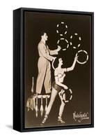 Two Circus Jugglers-null-Framed Stretched Canvas