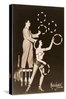 Two Circus Jugglers-null-Stretched Canvas