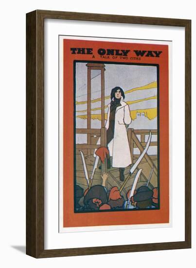 Two Clergymen Reverends Eills and Langbridge Turned This Novel into a Play Called the Only Way-John Hassall-Framed Art Print