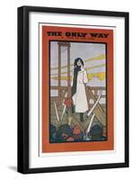 Two Clergymen Reverends Eills and Langbridge Turned This Novel into a Play Called the Only Way-John Hassall-Framed Art Print