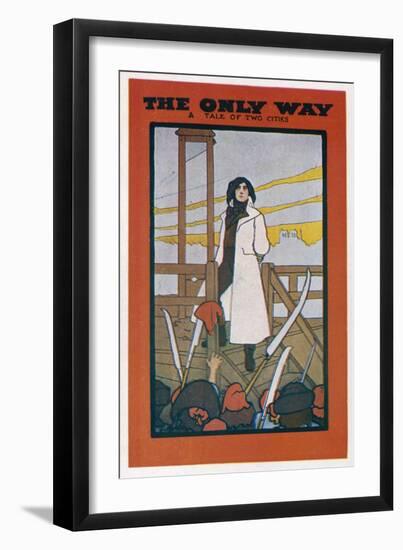 Two Clergymen Reverends Eills and Langbridge Turned This Novel into a Play Called the Only Way-John Hassall-Framed Art Print