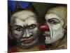 Two Clowns, 1940 (Oil on Masonite)-Walt Kuhn-Mounted Giclee Print