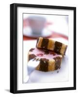 Two Colour Sponge Roulade with Raspberry Mousse Filling-Michael Boyny-Framed Photographic Print