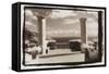 Two columns and the sea-Theo Westenberger-Framed Stretched Canvas