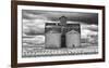 Two Corn Cribs-Trent Foltz-Framed Art Print