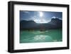 Two Couples Canoeing on Emerald Lake, California-Dave Heath-Framed Photographic Print