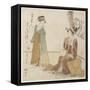 Two Courtesans-Kubo Shunman-Framed Stretched Canvas