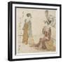Two Courtesans-Kubo Shunman-Framed Giclee Print