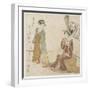 Two Courtesans-Kubo Shunman-Framed Giclee Print