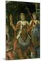 Two courtiers carrying sword and a gift preceed Lorenzo il Magnifico.-Benozzo Gozzoli-Mounted Giclee Print