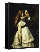 Two Cousins-Tranquillo Cremona-Framed Stretched Canvas