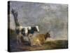 Two Cows, after Paulus Potter, 1652-Paulus Potter-Stretched Canvas