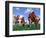 Two Cows Grazing in a Field-Lynn M^ Stone-Framed Photographic Print