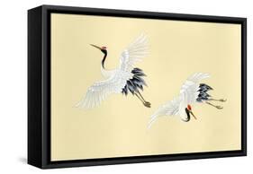 Two Cranes-Haruyo Morita-Framed Stretched Canvas