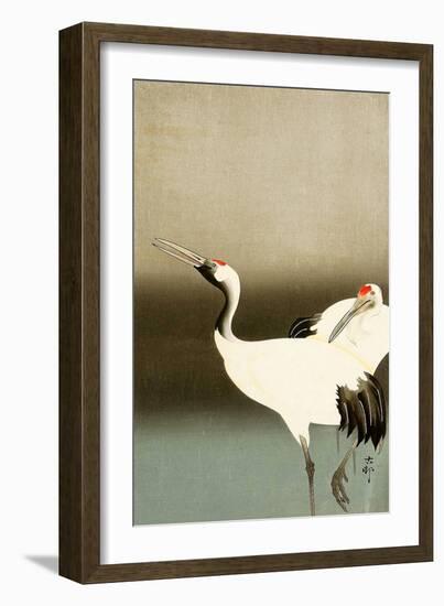 Two Cranes-Koson Ohara-Framed Giclee Print