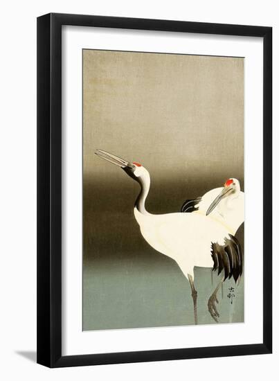 Two Cranes-Koson Ohara-Framed Giclee Print