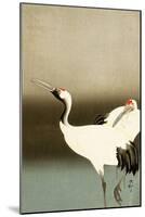 Two Cranes-Koson Ohara-Mounted Giclee Print