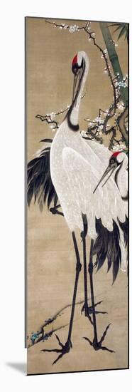 Two Cranes-Jakuchu Ito-Mounted Giclee Print